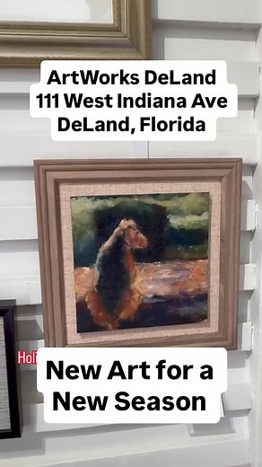 🎨 Huge thanks to our amazing artists for sending in this video! We LOVE it when they share their creative spaces with us. 💕 Today you’ll find Nancy, Maritza, Regina, and Annika working in the gallery — and here’s a little peek at their beautiful art sections (plus a glimpse of the Holiday Shop 👀✨). Stop by, say hi, and see their incredible work in person! The gallery is open until 5pm today. 🖼️🎁 #ArtWorksDeLand #ShopLocalArt #MeetTheArtists #HolidayShop #SupportLocalArtists | ArtWorks DeLan