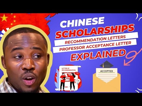 CSC Scholarship Application: Perfect Recommendation & Acceptance Letters
