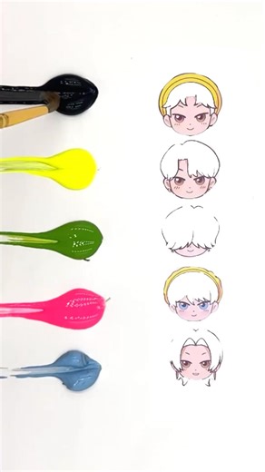 Wow 🤩 🤯 Saja Boys Hair Color Change Transformation #sajaboys #kpopdemonhunters #satisfyling