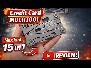 This Credit Card Multitool Is Actually Really Good! (Nextool 15-in-1 Review)