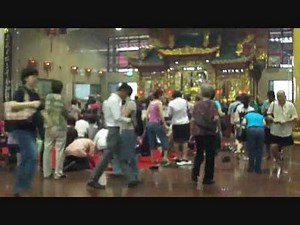 Chinese Worship at Hindu Temple
