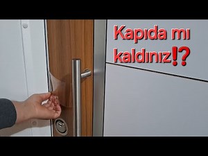 Did you forget your key inside? How to open a door without a key in 2 minutes