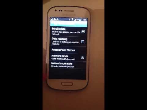 How to fix a Samsung with no registered network.
