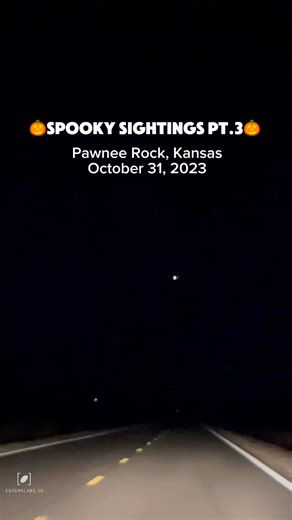On Halloween, 2 years ago, a witness in Pawnee Rock, Kansas saw this object. 🤔 Don't forget to look up this Halloween... you never know what you might see! 🛸 | Enigma Labs