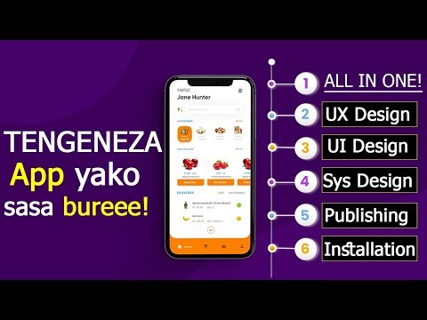 Huhitaji kuandika CODE hata moja! Jinsi ya kutengeneza App za Simu buree Full Course