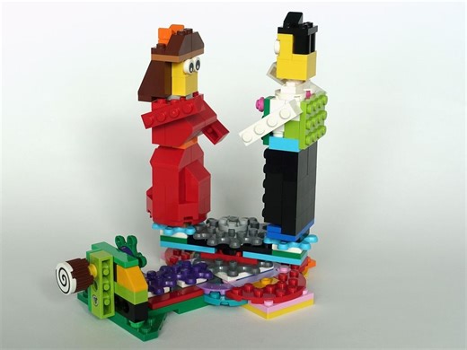 LEGO MOC-129518 11019: Dancing Couple (Classic 2022)