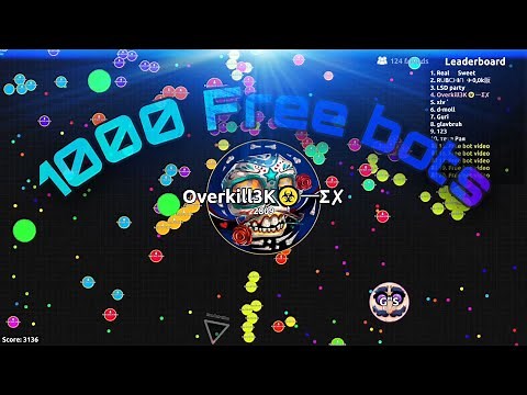 *INSANE* How to get 1000 free agario feeder bots!!! // Agar.io