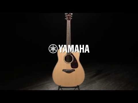 Yamaha FGX830C Electro Acoustic Guitar, Natural | Gear4music demo