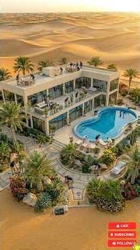 Build a oasis in the desert #beforeandafter #housebuilding #viralvideo