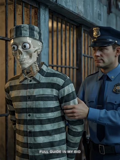 How To Escape Alcatraz #fyp #skeleton #viral