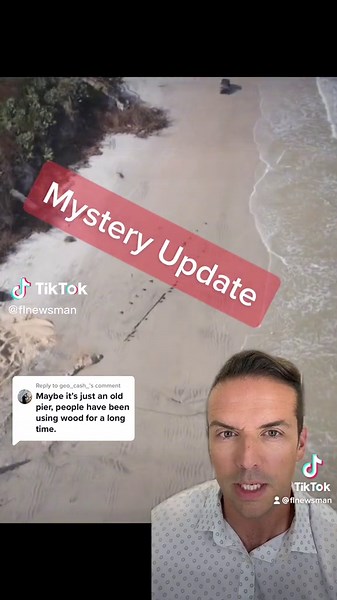 Replying to @geo_cash_ Mystery Update: It’s NOT a pier! #mystery #florida #science