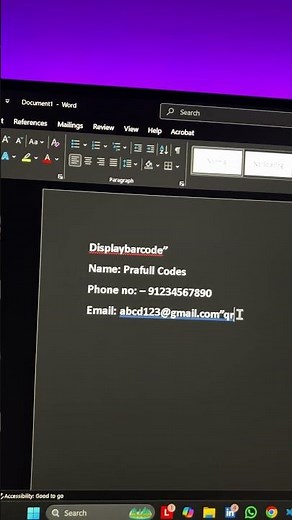 Create QR Code in Microsoft Word 🤯 | No Extra Tool Needed!
