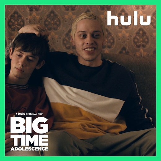 30K views · 340 reactions | Big Time Adolescence. A Hulu Original Film starring Pete Davidson. In select theaters on March 13, available on Hulu on March 20. | Hulu | Facebook