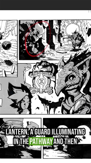Stealthy sneaky manga scene from Twilight Monk