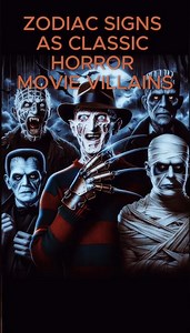 2.8K views · 18 reactions | Zodiac Signs as Classic Horror Movie Villains #horror #halloween #zodiacsigns | Starlight Secerts | Facebook