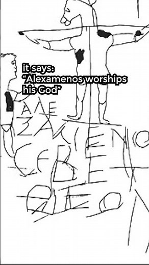 Alexamenos Graffito #art #history #christian