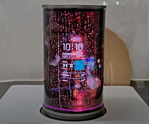 Samsung's AI Smart Speaker Boasts a Flexible Display That Can be Unfolded Into a Television Set