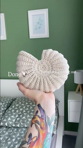 Would you crochet one for yourself? 🐚 #crochet #shell