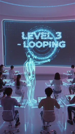 🎬 Level 3 — Perulangan (Loop) | JavaScript Dasar untuk Pemula Pernah menulis perintah yang sama berulang kali? 🤔 Di JavaScript, kita bisa menyuruh komputer mengerjakan tugas berulang secara otomatis menggunakan Loop (Perulangan). Pada episode ini Anda akan belajar: ✅ Apa itu perulangan (loop) ✅ Cara kerja for ✅ Cara kerja while ✅ Perbedaan for dan while ✅ Contoh penggunaan pada jadwal kasir dan dunia kerja nyata Dengan memahami loop, Anda mulai memasuki dunia otomatisasi, di mana komputer dapa
