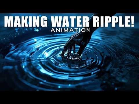 Making WATER Ripple Come Alive! | Ultra-Realistic Ripple Animation Tutorial!