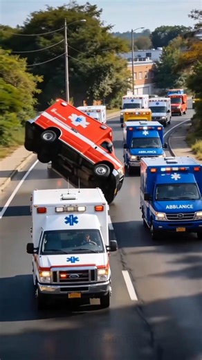 Mobil Ambulance Konvoi,#mobilmobilan ,#ambulance ,#momobilan ,#sirine ,#animasi