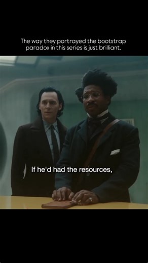 cinematic_dose on Instagram: "The Bootstrap Paradox is one of the most mind-bending concepts in time travel shown in Loki series. It happens when an object or piece of information exists without a clear origin — because it travels back in time and becomes the very cause of itself. Imagine a scientist who goes back in time and gives Shakespeare a copy of Hamlet. Shakespeare publishes it as his own. Centuries later, the same book inspires the scientist. Now — who actually wrote Hamlet? That’s the 