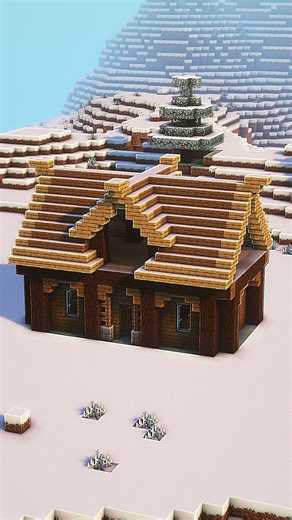 Minecraft Christmas House 🎄 Full tutorial is on my channel!