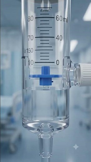 How a Burette Set Works! 🩺 Precise IV Drops#polymerclay #shots #views