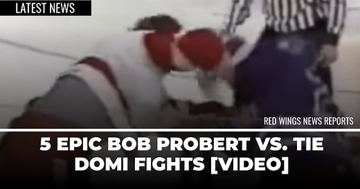 5 Epic Bob Probert vs. Tie Domi fights [Video]