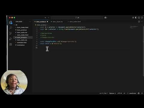 Week 6 : Lesson 1 - The Document Object Model