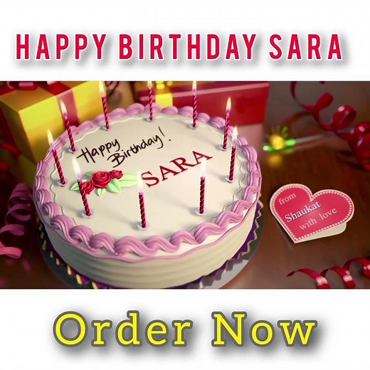 Happy Birthday Sara 🎂 💖 Special Birthday Wish for Sara 🎉| Surprise Wishify