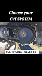 Choose the Perfect CVT System and Sun Racing Pulley Set