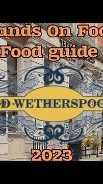 Wetherspoon food guide