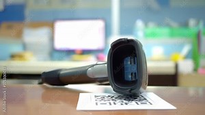 Barcode reader for convert QR Code or Documents to data into the computer.