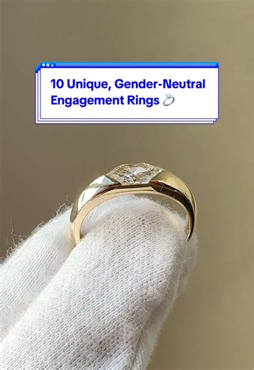 We design all of our rings to be gender-neutral 🫶💍 #uniqueengagementrings #mensrings #customengagementring #genderneutral