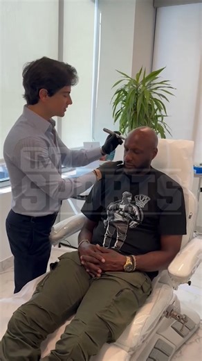 107K views · 266 reactions | There is something fishy about #LamarOdom's new skincare routine. :fish_cowboy: Our #exclusive video shows the two-time #NBA champion getting salmon-sperm treatment done on his face!! Full story in bio! | TMZ | Facebook
