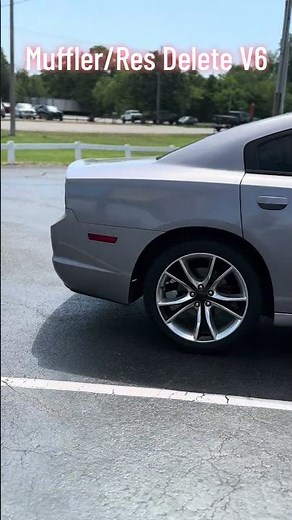 Dodge Charger with muffler and resonator delete #charger #v6 #dodgecharger #mufflerdelete
