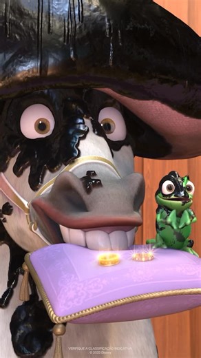 Trechos de Filmes & Séries on Instagram: "🎬 Enrolados Para Sempre (2012) O curta mostra o casamento da Rapunzel e do Flynn Rider, mas nada sai como planejado 😅. Maximus e Pascal ficam responsáveis por levar as alianças… e claro que dá tudo errado. Entre confusões, perseguições e muito humor, o amor vence de novo 💜✨ #EnroladosParaSempre #TangledEverAfter #Rapunzel #FlynnRider Disney CurtaDisney CasamentoDisney Pascal Maximus AmorVerdadeiro FilmeAnimado 🎥✨"