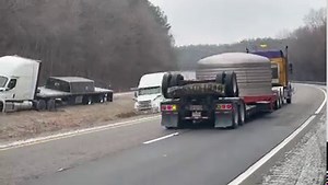 80K views · 90 reactions | TRAFFIC ALERT - (12:00) State Troopers will be closing lanes of I-40 near Exit 143 now as crews work to remove these trucks from the interstate median. Expect delays. | 101.3 WOPC | Facebook
