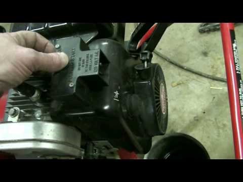 Tecumseh Snow King Carburetor Repair Video on Troy-Bilt Snow Blower part #4