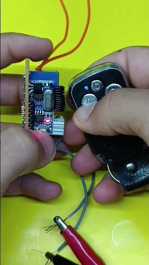 Build Long-Range Remote Control with Radio Receiver Module! 📡🔧 #Shorts