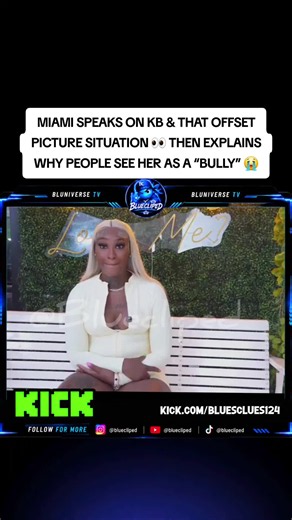 Miami gives her thoughts on KB trying to get that picture with Offset, then gets into the whole “bully” conversation 👀 Miami explains why she can come across that way, without doing too much or making the whole conversation about it. Do y’all understand Miami’s point or see it differently? DISCLAIMER: Any description of Miami as a “bully” reflects the discussion and opinions expressed during the livestream and is not a label Bluecliped is applying to her. #Miami #KB #Offset #BGC #Bluniverse