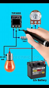 Control 12V Bulb Light | Simple Voltage Control Circuit #diy | Electric 2.0