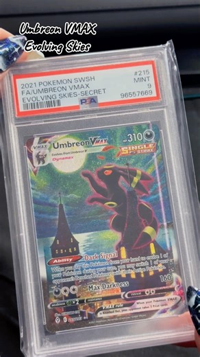 Umbreon VMAX from Evolving Skies #CapCut #umbreon #moonbreon #evolvingskies #pokemontcg