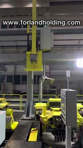 Automated Cylinder Head Production Line | Servo Drive Tech (Forland) #coremaking #gravitycasting