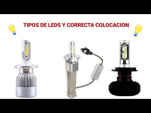 luces LED H4 💡 // diferencias de COB-CREE-CSP 💯 y su correcta colocación