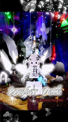 Somber Oath skin for Ruinous Rod #fisch #roblox