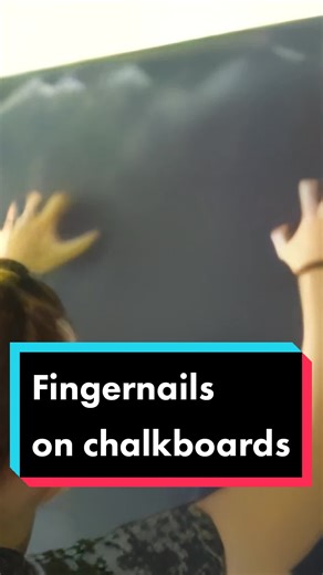 Why do fingernails scraping on chalkboards make us cringe? #facts #learnontiktok #science
