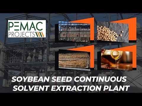 Soybean seed Continuous Solvent Extraction Plant #turnkeyproject #pemacprojects #oilplant