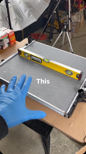 Always Level Out Your Radiator Before Install!! #mechanic #fix #diy #radiator #check #automotive #cooling #system #fan #antifreeze #leak #replace #oldVsNew #denso #toyota #4runner #4thGen4Runner #rockAuto #replacementParts #shipping #toyota4runner #better #good #install | 1ROAD | Facebook